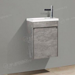 Тумба с раковиной BelBagno Stile Moderno Pietra Mini 46 L Stucco Cemento